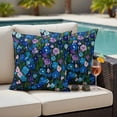 thumbnail image 2 of Outdoor Pillow Cover Spring Flowers Set of 2 Waterproof Throw Pillowcases Oil Painting Texture Decorative Patio Furniture Pillows for Couch Garden Indoor & Outdoor Use, 2 of 9