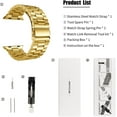 thumbnail image 6 of ARTCHE 41mm 40mm 38mm Metal Band for Apple Watch Bands, Solid Stainless Steel Link Band Replacement Strap Compatible with iWatch Series 9/8/7/6/5/4/3/2/1/SE/SE2 for Man Women, Gold, 6 of 6
