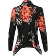 thumbnail image 2 of FashionOutfit Women's Solid Formal Office Style Open Front Long Sleeves Blazer, 2 of 8