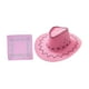 thumbnail image 4 of Bandana Sombrero de vaquero Gorra de protección solar Accesorios para fotos Sombreros Sombreros de para mujeres Hombres Rosa claro Yuyangstore Sombrero de vaquero con pañuelo, 4 of 8