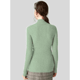 thumbnail image 3 of Sueter Mujer Cuello Unitalla Alto Manga Larga Sueteres Casual Sweater, 3 of 5