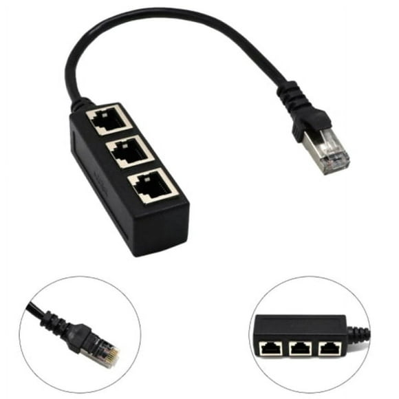 Ethernet Cable Splitter Network Adapter Ethernet Splitter 1 to