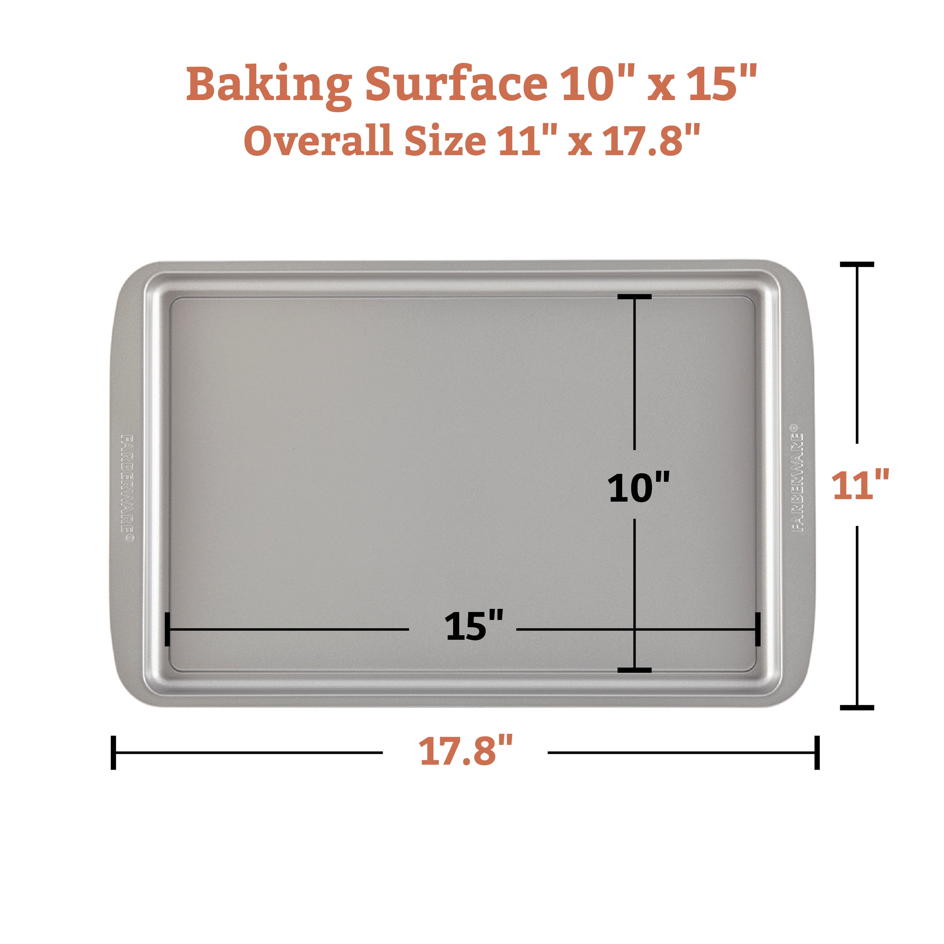 Farberware 10 x 15 in. Nonstick Bakeware Crisper Pan - Gray, 1 - QFC