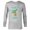 Athletic Heather, variant on Star Wars Yoda Best Aunt Yoda Chibi Portrait Mother’s Day - Long Sleeve T-Shirt for Men - Customized-White