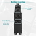 thumbnail image 2 of Unique Bargains 1Pc Front Left Driver Side Master Power Window Switch for Dodge Dakota Club Cab 2001-2004 56045538AB Black, 2 of 6