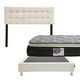 thumbnail image 1 of Colchón Matrimonial + Cabecera Catania + Box Spring Air DICASA Omega, 1 of 8