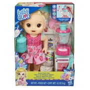 Baby Alive Magical Mixer Baby Doll Strawberry Shake, Blender, Drinks, Wets, Eats, Blonde Hair Toy