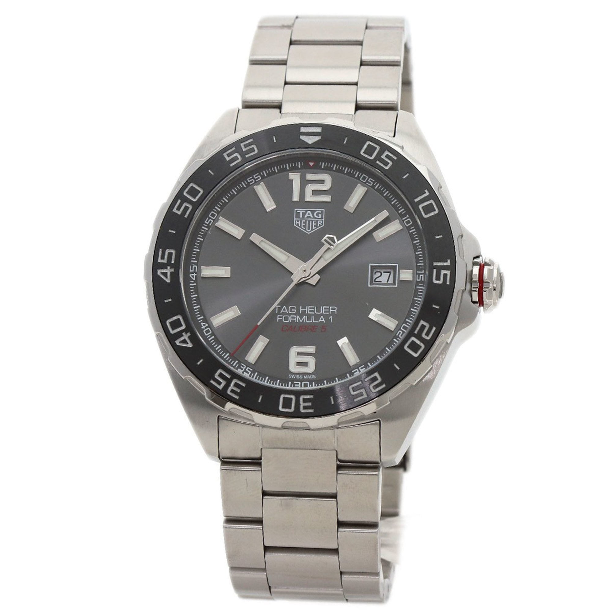 Pre-Owned TAG Heuer WA2011.BA0842 Formula 1 Calibre 5 Date Watch Stainless Steel SS... (Good)