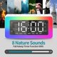 thumbnail image 4 of Digital Alarm Clock for Bedrooms with Light,Dual Loud Mirror Alarm Clocks for Heavy Sleepers Adults,Teens,Kids with Snooze,10 Levels Brightness Bedsid, 4 of 5