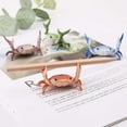 thumbnail image 3 of Desk Crab Pen Holder, Funny Weightlifting Crabs Shaped Spoon Holders, Mini Tiny Animal Pencil Rest, Realistic Creative Penholders Storage Accessories, Bracket Gift(mix*4), 3 of 7