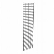 Econoco Metal Slat Grid for Any Retail Display or Home Storage, 2’ Width x 8’ Height, 3 Grids Per Carton (Black)