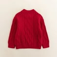 thumbnail image 5 of MEZZALL Knit Sweater For Girls Cozy Winter Warm Pullover Soft Yarn Textured Pattern Kids Holiday Party Wear Festive Tops Holiday Knitwear Long Sleeve O-Neck Child Dailywear, 5 of 7