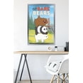 thumbnail image 6 of We Bare Bears - Key Art Wall Poster, 22.375" x 34", Framed, 6 of 6