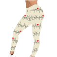thumbnail image 7 of Awdenio Yoga Pants for Women Plus Size Valentine's Day Leggings for Women High Waist Stretchy Elastic Leggings Pants, 7 of 7