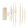 thumbnail image 1 of Kit de refuerzo de madera de para guitarra acústica, pieza de reparación para luthier, accesorios ligeros para instrumentos musicales,, 1 of 9