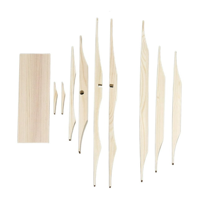 Kit de refuerzo de madera de para guitarra acústica, pieza de reparación para luthier, accesorios ligeros para instrumentos musicales,