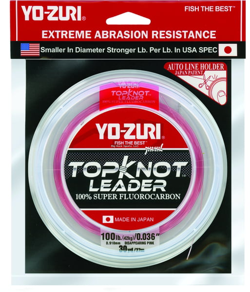 Pick Test,30yd/100yd Yo-Zuri HD Carbon Disappearing Pink Fluorocarbon Leader 