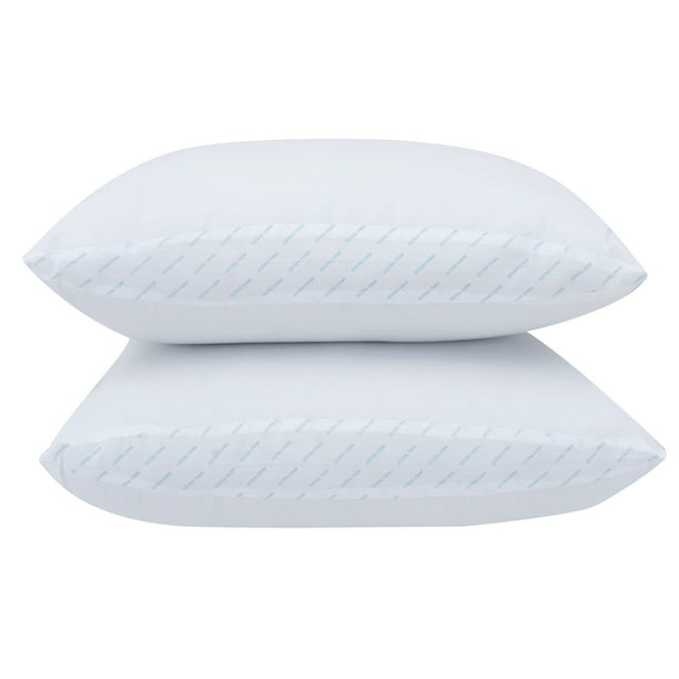 Mainstays 200TC Cotton Extra Firm Pillow Set of 2 in Multiple Sizes