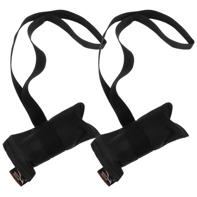 Mobutofu 2Pcs Black Adjustable Canoe Tie Down Cords Durable Straps for Kayak Securing and Easy Transport