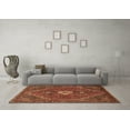 thumbnail image 3 of Ahgly Company Indoor Square Persian Brown Traditional Area Rugs, 7' Square, 3 of 4
