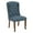 Blue, variant on OSP Home Furnishings Jessica Tufted Wing Chair in Navy Fabric