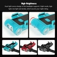 thumbnail image 4 of 5 in 1 Bike Lights 3500mAh Mountain Bike Front Headlight USB Rechargeable Waterproof with Phone, 4 of 8