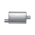 thumbnail image 2 of Gibson Exhaust BM0100 GIBBM0100 2.25IN INLET / 2.25IN OUTLET - OFFSET/CENTER - 4IN X 9IN SS MUFFLER, 2 of 3