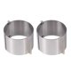 thumbnail image 1 of 2pcs 6-10cm Stainless Steel Round Mousse Cutter Adjustable Mouse Cake Mold Baking Tool, 1 of 3