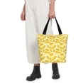 thumbnail image 5 of Pofeuu Ears Of Corn Print Women Fashion Shoulder Handbags Top Handle Satchel Bags Tote Shoulder Shopping Bag Stylish Canvas Tote Bag, 5 of 6