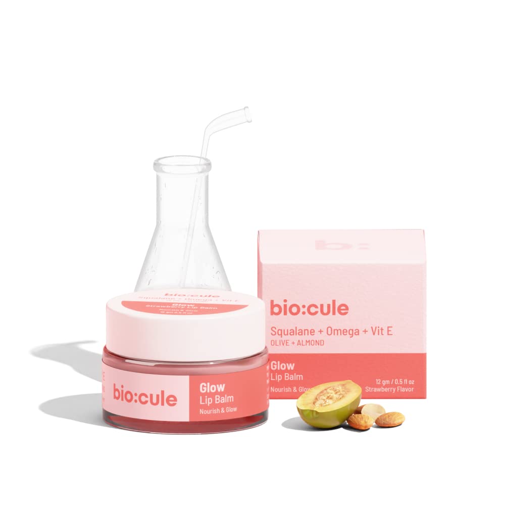 biocule Glow Lip Balm for Soft, Supple & Glowing Pink Lips Rich