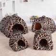 thumbnail image 3 of Lopard Chien Chenil Maison Chien Pet Chenil Doux Confortable Chat Chau, 3 of 4