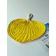 thumbnail image 3 of 1pc Natural Palm Leaf Woven Handmade Wedding Fan, Yellow Portable Hand-Cranked Fan, Detachable Handmade Raffia Fan, Wedding Gift Fan, 3 of 5