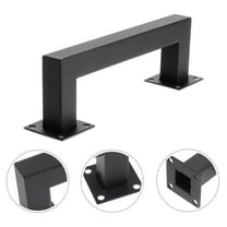 SOPOTUTU Black Closet Door Handle Set for Home Rustic Sliding Barn Door Pull Hardware