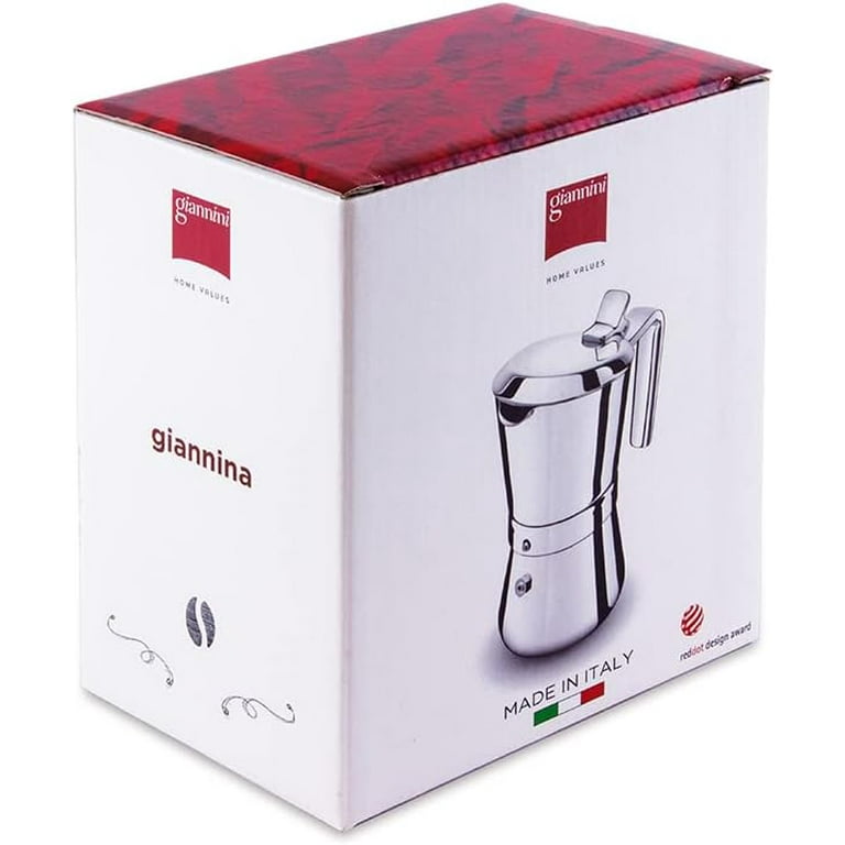Giannina / Giannini 3‑Cup Stovetop Espresso Maker, model 3003010S