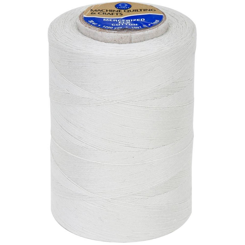 Coats Cotton Machine Quilting Solid Thread 1200ydSilver