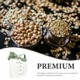 thumbnail image 3 of OULII Moistureproof Ingredient Bins Green Plastic Cereal Storage Container 1Pcs, 3 of 8