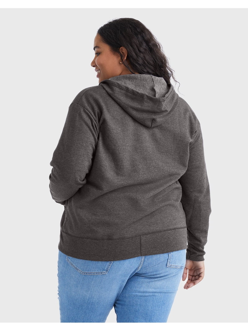Hanes Just My Size Women's Cotton Hoodie with Zipper, Full-Zip