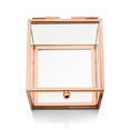 thumbnail image 4 of Weddingstar 4589-56 Small Glass Jewelry Box with Rose Gold Edges, 4 of 4
