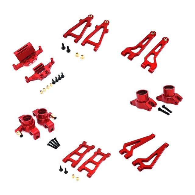 Kits de actualización de brazo oscilante superior delantero para coche RC 1/20 para Mjx 1/20 20208 JJRC C8811 rojo