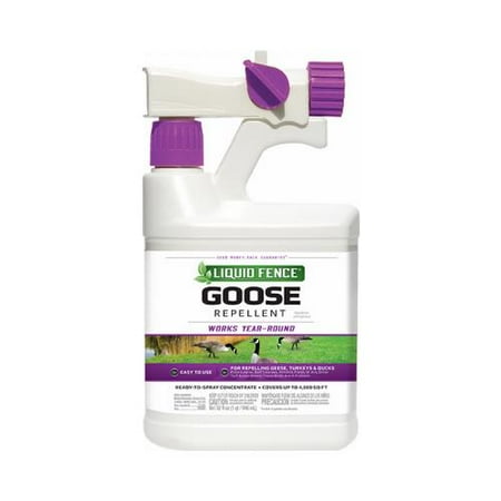 Liquid Fence Goose Repellent, Ready To Spray, Qt., Spectrum, HG-1466X Liquid Fence Goose Repellent, Ready To Spray, Qt., Spectrum, HG-1466X