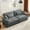 Gray, variant on Large Size Modern Two-seater Sofa with Bolstered Armrests, Velvet 2-Seater Sofa with Waist Pillows and Throw Pillows, Suitable for Living Room, Loft, Working Spaces, Hallway and Bedroom (Grey)