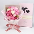 thumbnail image 3 of Regalo del día de la madre Regalo del día de San Valentín Ramo de rosas de jabón de simulación de clavel Caja de regalo 18, 3 of 6