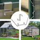 thumbnail image 3 of 25 Pcs Greenhouse Glazing Clips, Stainless Steel W Type Clip, Aluminium Greenhouse Care, W-Wire Green House Fitting+25PCS Z-buckle, 3 of 5
