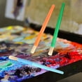 thumbnail image 4 of Amdohai Ensemble de 10 Pinceaux Ronds Colorés Poils Poils Poils en Plastique Poignée Facile, 4 of 8