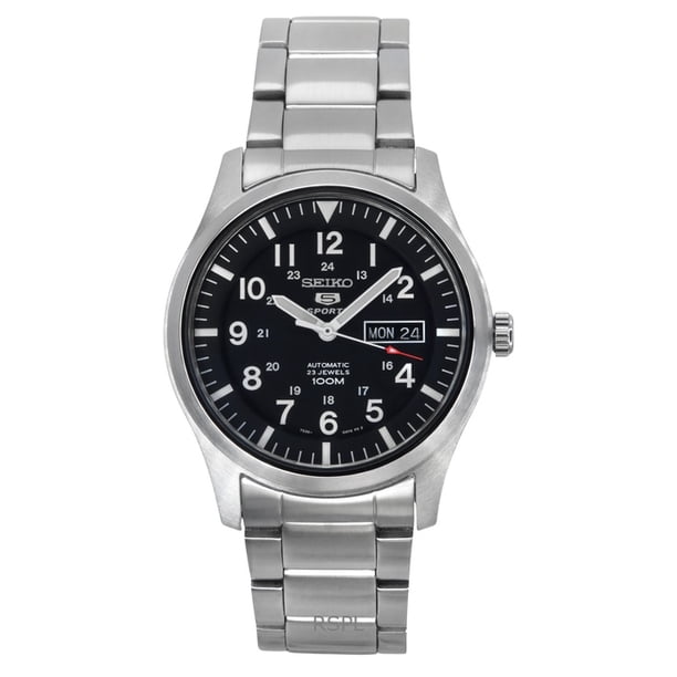 Seiko Reloj Deportivo Automático 5 SNZG13 SNZG13K1 SNZG13K para Hombre