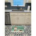 thumbnail image 3 of Tricolor Cardigan Corgi Snowman Christmas Machine Washable Memory Foam Mat, 3 of 4