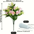 2 Sets Artificial Cemetery Flowers,Memorial Flowers,Beautiful