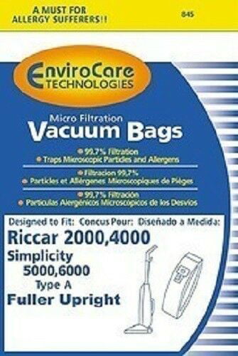 Free Shipping 24 TriStar Compact Patriot Allergy Vacuum Bags Miracle MateAirs.. 