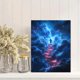 thumbnail image 2 of Qisvanset 12x16 Inch Heaven Stairway Canvas Wall Art, Cloud Abstract Jesus Modern Religious Wall Decor, 2 of 8