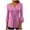 Summer Tops Pink, variant on Womens Pleated Dressy Blouses, 3/4 Sleeve Shirts for Women Summer Casual Loose Fit Solid Color Ruched Button Up Crewneck Tunic Tops with Leggings